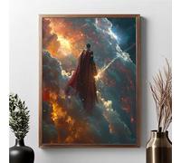 Diamond Art Man, Sky Diamond Art Kits Adults Large 28x38in, 5D Dimond Painting with Round Full Drill, Adults DIY Crystal and Crafts Kits Embroidery Pictures for Home Room Wall Decor JPF S-3