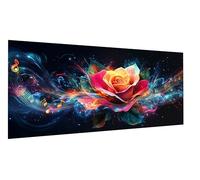 Diamond Art Music Diamond Painting Rose Dimond Art for Adults Beginners, 5D Embroidery Cross Stitch Canvas Painting for Kid, Mosaic Making Arts for Home Wall Decor, Gifts for Women 90x180cm FD-3509