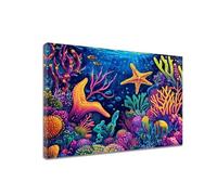 Diamond Art Ocean Diamond Painting Color 30 x 40 cm Large Crystal Art Kits, 5D DIY Full Drill Rhinestone Embroidery Craft Kits for Adults UK, Mosaic Canvas Painting Pictures for Home Wall Decor N6-165