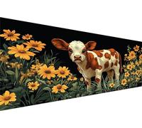 Diamond Art Ox Dimond Art For Adults Chrysanthemum Diamond Painting,5D Large Mosaic Crafts For Adults,Diy Full Drill Rhinestone Cross Stitch Painting Crafts Pictures Kits For Home Decor 40x90cm Q1-196