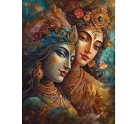 Diamond Art Painting India Religious Indian Gods(5) Kit for Adults Diamond Art Painting by Number Kits Gem Art Wall Home Decor(Canvas 11.8 x15.8inch)