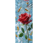 Diamond Art Painting Kits for Adults 40x80cm, 5D Large Diamond Painting Red Rose Full Round Drill Gem Art Koi Crystal Cross Stitch Arts Crafts Paint by Numbers for Home Wall Decor Gifts -LR933