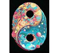 Diamond Art Painting Kits for Adults Abstract Round Drill Full Drill 5D Diamond Paintings for Beginners and Kids, Canvas Embroidery Arts Rhinestone Crafts, Pictures for Home Wall Decor 45x60cm Qp2132