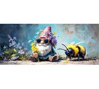 Diamond Art Painting Kits for Adults Cute Dwarf Square Drill Full Drill 5D Diamond Paintings for Beginners and Kids, Embroidery Arts Rhinestone Crafts, Pictures for Home Wall Decor 80x160cm Ap6782