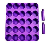 Diamond Art Painting Storage Rack - 20 Grids 3D Printed Drill Bottle Organizer | Detachable Stand Diamond Art Storage Case | Diamond Art Painting Accessories Organizer for Desk, Home & Office(Purple)