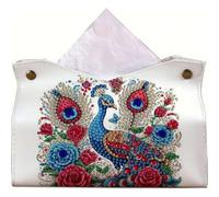 Diamond Art Painting Tissue Box Cover,DIY Rhinestone Leather Tissue Holder