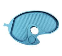 Diamond Art Painting Tray Organizer for Adults - 3D Printed Palette Design Rhinestone Bead Sorting Tray, Spill-Proof DIY Craft Nail Dotting Tool Accessory 7.3x4.5 Inch(Flash Blue)