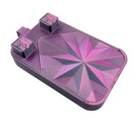 Diamond Art Painting Tray Organizer with Lid-Auto-Align Bead Sorting Tray,Spill-Proof Design,3D Printed PLA Drill Plate for Round & Square Drills,DIY Diamond Art Accessories Storage(Midnight Rose)