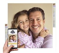 Diamond Art, Personalised Diamond Painting kit Adults, Personalised canvas Crystal art, 5D Create Your Own Dimond Painting, DIY Embroidery Paintings for family Wall Art, Gifts for Women 60x60cm 0f-277