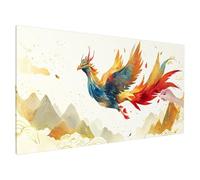 Diamond Art Phoenix, 80x30cm Large Diamond Painting Kit, 5D DIY Abstract Diamonds Painting for Adults, Rhinestones Crystal Art for Adults, Craft Kits, Home Decoration, Room Decor, Gifts, Model,F-13