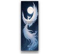 Diamond Art Phoenix Moon Diamond Painting Kits for Adults/Beginner, 180 X 60 cm Large Dimond Painting xxl, Crystal Creations Full Drill Gem Art, 5D DIY Rhinestone Embroidery Kit for Home Wall Decor