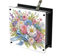 Diamond Art Piggy Bank Kit - DIY Acrylic Money Box, 5D Crystal Storage Container for Moneys, Creative Craft for Adults, Decorative Savings Jar Gift Idea