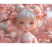 Diamond Art Pink Girl Diamond art Accessories for Adults Kids 5D DIY Full Drill With Diamonds Kits Gem art Crafts for Adults Embroidery Cross Stitch Easy Kits for Home Decor Gifts 28x40in a-71