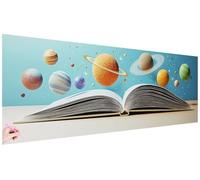 Diamond Art Planet 270x90cm Large Diamond Painting Modern 5D Crystal Art Kits Crafts for Adults Beginners DIY Full Drill Dimond Painting Picture Gem Embroidery Kit for Rome Decor Gifts for Women R-90