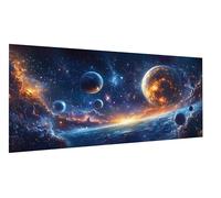 Diamond Art Planet Diamond Painting Dream Dimond Art for Adults Beginners, DIY Embroidery Cross Stitch Canvas Painting for Kid, Mosaic Making Gem Arts for Home Decor, Gifts for Women 40x80cm FD-8463