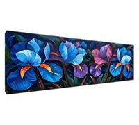 Diamond Art Plant Diamond Painting Butterfly Love Flower Crystal Art Kits for Adults Full Drill Round Dots Rhinestone Cross Stitch Pictures, DIY Crafts Mosaic Kits Decor 118.11 x 39.37 inches G2-427