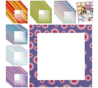 Diamond Art Release Paper, 10x10cm Sectional Release Sheets(E,36Pcs) | Reusable Diamond Art Release Film, Zoned Dust Protection, for Round And Square Gems, Diy Craft Projects And Art Classes