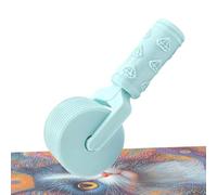 Diamond Art Roller, 3D Printed Rhinestone Art Roller, Gem A-rt Painting Press Rollers, Rhinestone Embroidery Pressing Paint Rollers, Detachable Gem Painting Tool for Painters Artists Hobbyists, Blue