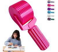 Diamond Art Roller, New 3D Printed Diamond Painting Roller Tool, Diamond Painting Press Rollers, DIY Diamond Studding Reinforcement Roller Pressure Diamond Wheel Fixer (Pink)