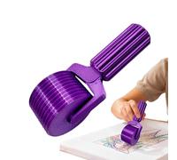 Diamond Art Roller Tool, Painting Roller Tool, Rhinestone Press Rollers with Easy Grip Hand, Detachable DIY Craft Rollers Tools, for Printmaking, Clay, Embroidery, Beads, Crystal(p Urple)