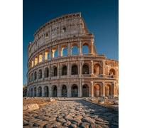 Diamond Art Rome, Architecture 5D Diamond Painting Kits, Full Drill Crystal Art Pictures for Adults Beginners, DIY Cross Stitch Kits for Adults, Gifts for Women, Autumn Decor Dedroom, 16x20in 4-3419