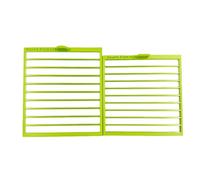 Diamond Art Ruler 2Pcs - Round & Square Drill Auto-Arrange Diamond Art Painting Ruler, Diamond Art Straightening Tool with Handle Hook, Alignment Diamond Art Accessories DIY Craft(Green)