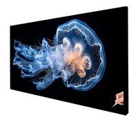 Diamond Art Simple 78.7x31.5in Large Diamond Painting Jellyfish Kits 5D Crystal Art Kits Crafts for Adults DIY Full Drill Gem Dimond Paintings Hobbies for Adults Women for Halloween Decor Gifts Q-46