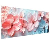 Diamond Art Simplicity, 250x100cm Large Diamond Painting Kit, 5D DIY Flower Dimond Painting Kits for Adults, Rhinestones Dimond Art Supplies for Adults, Crystal Arts Kits for Room Christmas Decor A-69