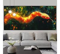 Diamond Art Snake Diamond Painting Kits for Adults Forest 5D DIY Full Drill Gem Art Crystal Picture Kits for Beginners Rhinestone Embroidery Cross Stitch Painting for Kids,Decor Gifts 60x120cm z369f