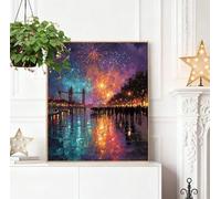 Diamond Art Spring 2025 New Diamond Painting Autumn 45x60cm Crystal Art Kits for Adults,DIY Crystal Mosaic Crafts Embroidery Canvas Painting by Numbers for Christmas Halloween Decoration or Gift H-J78