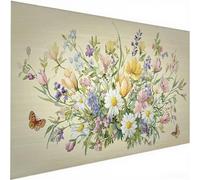 Diamond Art Spring Butterfly, Large XXL Diamond Painting Kits Adults, Full Drill Crystal Art Crafts Hobbies for Adults Women Beginner, Embroidery Cross Stitch Picture, Home Wall Decor 55x110cm N-37