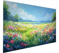 Diamond Art Spring Flower, Large XXL Diamond Painting Kits Adults, Full Drill Crystal Art Crafts Hobbies for Adults Women Beginner, Embroidery Cross Stitch Picture, Home Wall Decor Gifts 22x44in N-39