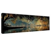 Diamond Art Starry Sky Diamond Painting River Dimond Art Kits Adults, DIY Full Square Drill Crystal Rhinestone Gem Arts Crafts for Beginners, Embroidery Cross Stitch Kits for Adults 120x60cm 0R-132