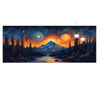 Diamond Art Sunset Large Diamond Painting 70x210cm Gem Crystal Art Kits for Adults Mountain Paint by Numbers for Kids DIY Rhinestone Embroidery Cross Stitch Mosaic Crafts Picture for Home Decor z908f
