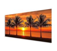 Diamond Art Sunset Large Diamond Painting Kits for Adults, 5D Full Square Drill Landscape Crystal Art Kits with Complete Tools, DIY Rhinestone Embroidery Cross Stitch for Home Decor 50x100cm B0-677