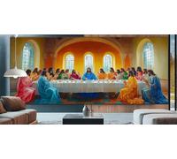 Diamond Art The Last Supper Large Diamond Painting 28x64in Jesus Paint by Numbers Kits for kids Full Square Diamond Art Accessories DIY Crystal Gem Art Diamond Picture Home Decor Gifts for Men J92