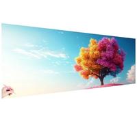 Diamond Art Tree 210x70cm Large Diamond Painting Simple 5D Crystal Art Kits Crafts for Adults Beginners DIY Full Drill Dimond Painting Picture Gem Embroidery Kit Autumn Rome Decor Gifts for Women T-09