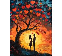 Diamond Art Tree, 5D DIY Diamond Painting Kit for Adults Kid,Love Adults Beginner Full Drill Gem Crystal Art, Cross Stitch Mosaic Painting Canvas Accessories, Furniture Wall Decor Gifts 90x120cm w-570