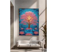 Diamond Art Tree, Flower Diamond Painting Kits for Adults, 5D DIY Full Drill Crystal Gem Art Paintings Embroidery Mosaic Kits Crafts for Adults for Home Room Decor, Gifts for Girl 50x70 cm PjY7355 A-F