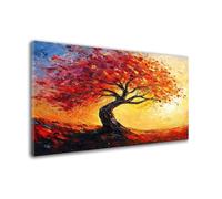 Diamond Art Tree of Life Diamond Painting Abstract, 5D DIY Crystal Art Kits for Adults, Embroidery Cross Stitch Canvas Pictures Painting by Numbers Kit for Kids, Decor Gifts for Women 50x70cm W6-199
