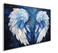 Diamond Art Wing Diamond Painting crafts for adults, Crystal Arts Blue Diamonds Art Accessories Kits, 5D DIY Dimond Painting for Adults Women, Gem arts paintin for Home Wall Paintings Decor 40x50CM