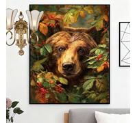 Diamond Art Winter Diamond Painting City 45x60cm Paint by Numbers Kits Adults,5D Rhinestone Puzzle Canvas Painting,DIY Square Crystal Art Craft Kit for Home Wall Living Room Decor Gift for Women H-J79