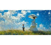 Diamond Art Woman Diamond Painting Boy Dimond Art for Adults Beginner, 5D DIY Round Drill Hobbies for Adults Women, Embroidery Cross Stitch Gem Arts Crafts Kits for Wall Home Room Decor 40x80cm G6-929