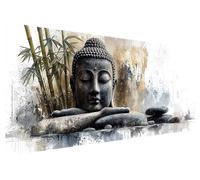 Diamond Art Zen, 130x50cm Large Diamond Painting Kit, 5D DIY Simplicity Dimond Painting Kits for Adults, Rhinestones Dimond Art Supplies for Adults, Crystal Arts Kits for Room Christmas Decor F-54
