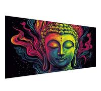 Diamond Art Zen,36x72in Large Diamond Painting Kit,5D DIY Statue Dimond Art for Adults Set Crystal Rhinestone Embroidery Canvas Painting for Halloween Decorations Home Wall Decor,Gifts Women W1-550