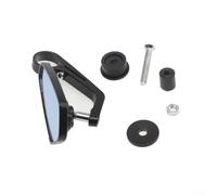 Diamond Bend Antiglare Motorcycle Mirror Adjustable for 22mm Handlebars, Reliable and Resistant (White glass)
