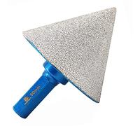 Diamond Beveling Chamfer Bits - BRSCHNITT 50mm Diamond Countersink Drill Bits 3/8" Hex Shank- for Enlarging,Polishing,Trimming,Rounding,Shaping the Exsiting Holes of Marble Porcelain Tiles Granite.