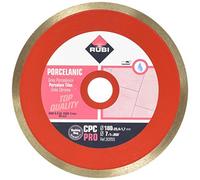 RUBI | Diamond Blade to Cut Fine Porcelain Tiles with Thicknesses of Less Than 25 mm | Recommended for Mitre Cutting | 180 mm | CPC 180 PRO, Grey