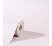 Diamond Blush Pink Glitter Stripe Wallpaper Silver Shimmer Vinyl YöL