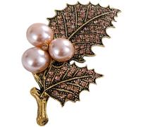 Diamond Brooch Rhinestone Flower Elegant - Brooches for Women Elegant Corsage Vintage Crystal Pins DIY Wedding Banquet Party Decoration Office Jewelry Gift UC3434